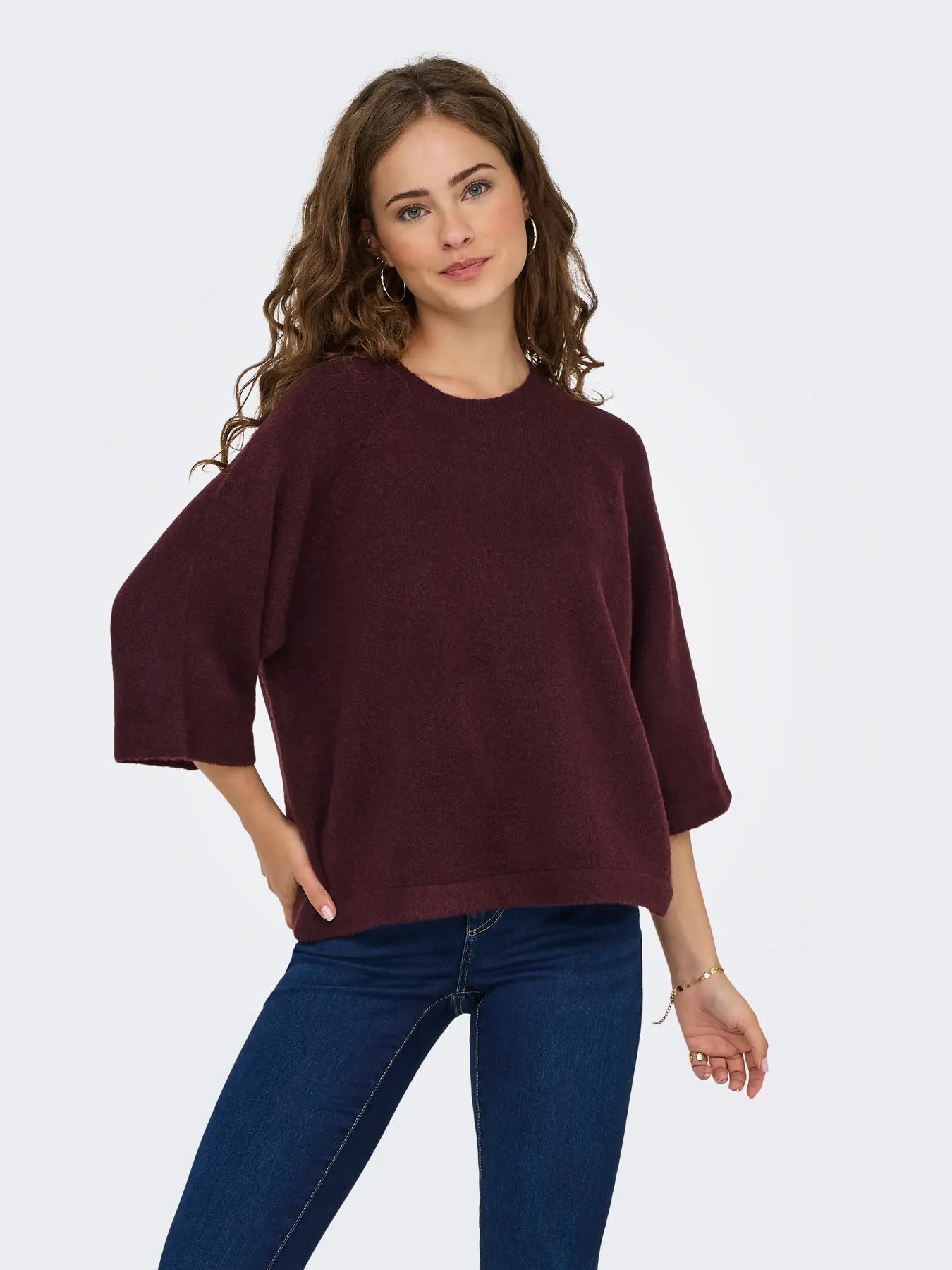 ONLSIMONI 3/4 PULLOVER KNT