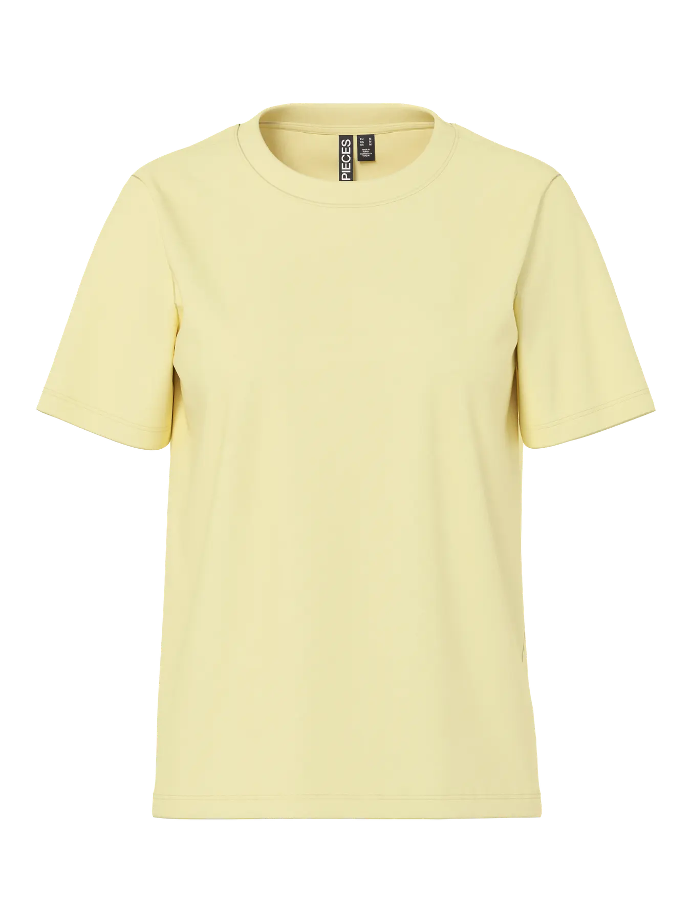 PCRIA SS SOLID TEE FRENCH VANILLA
