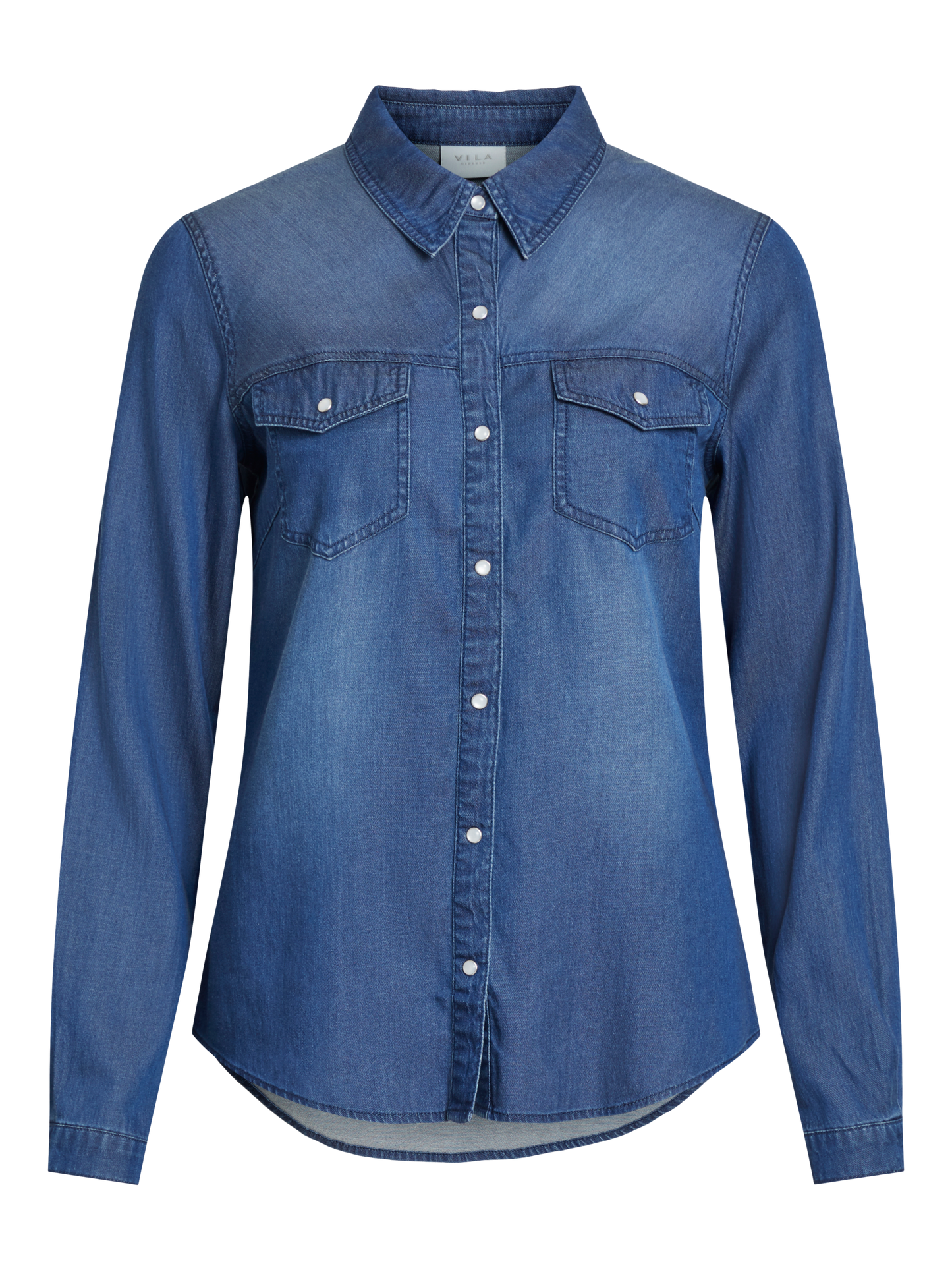 VIBISTA DENIM SHIRT MEDIUM BLUE DENIM