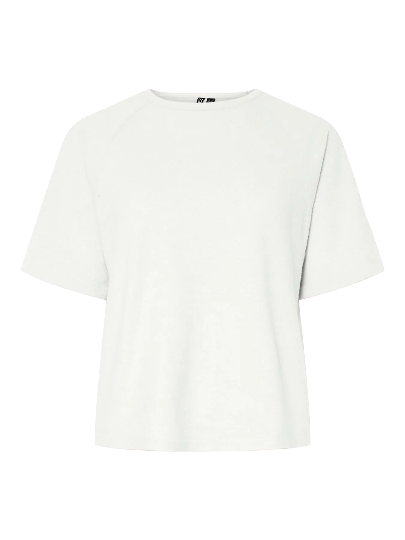 PCBREE SS O-NECK KNIT WHITE