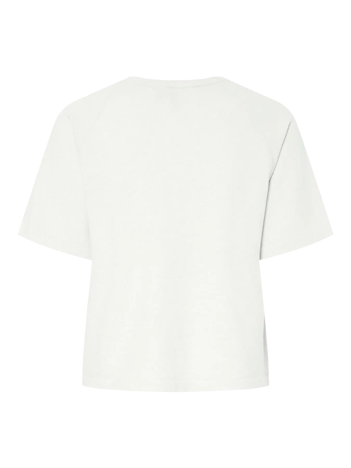 PCBREE SS O-NECK KNIT WHITE