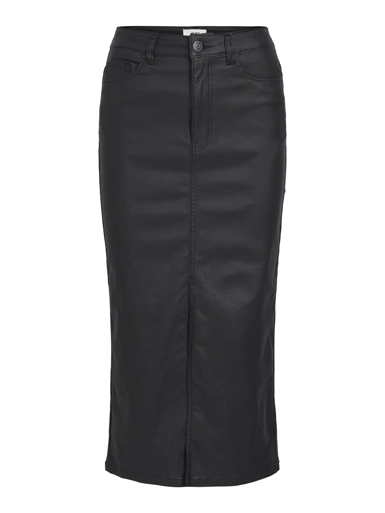 OBJNAYA COATED MW SKIRT