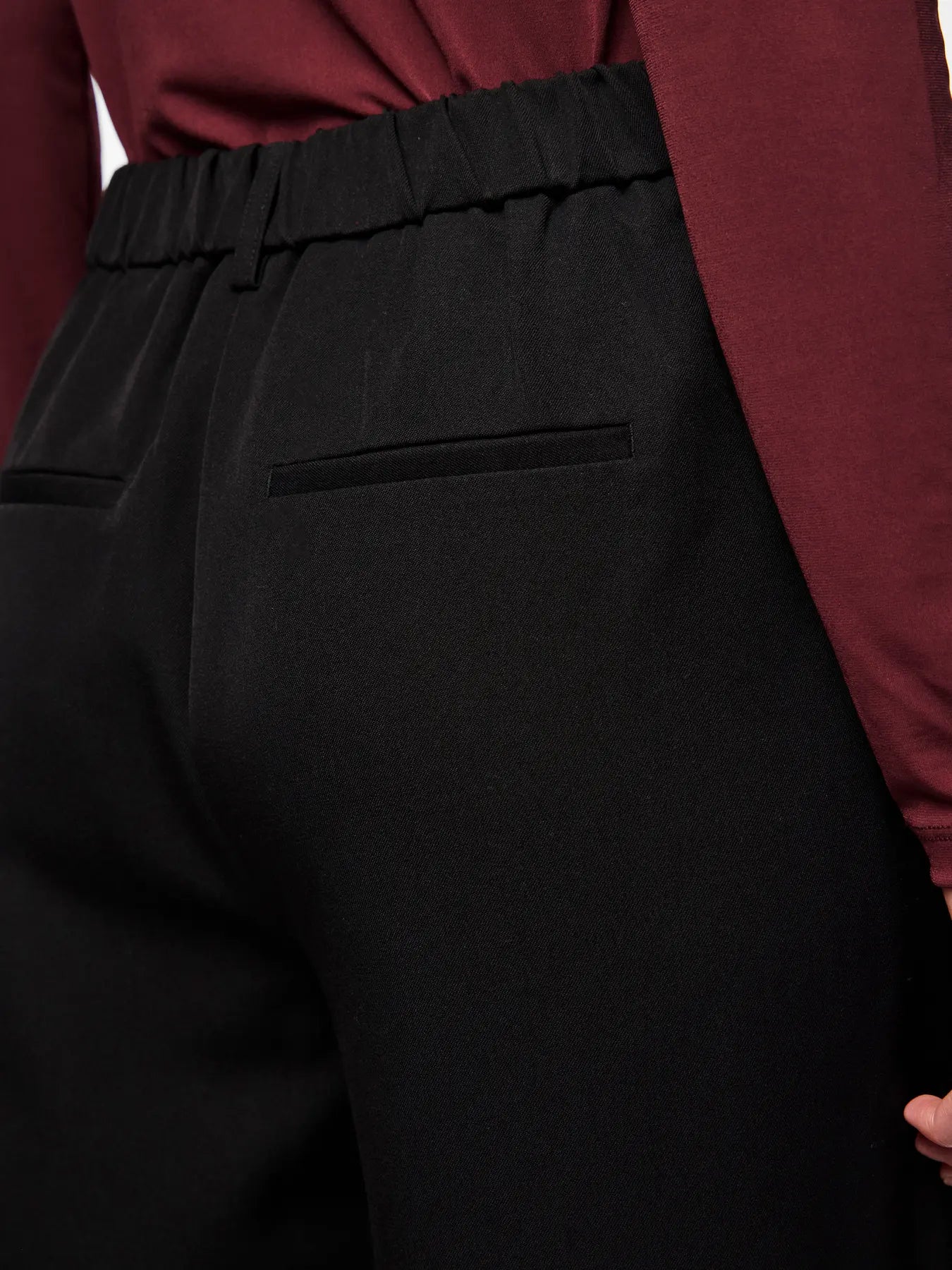 PCKAMIL HW WIDE PANT BLACK