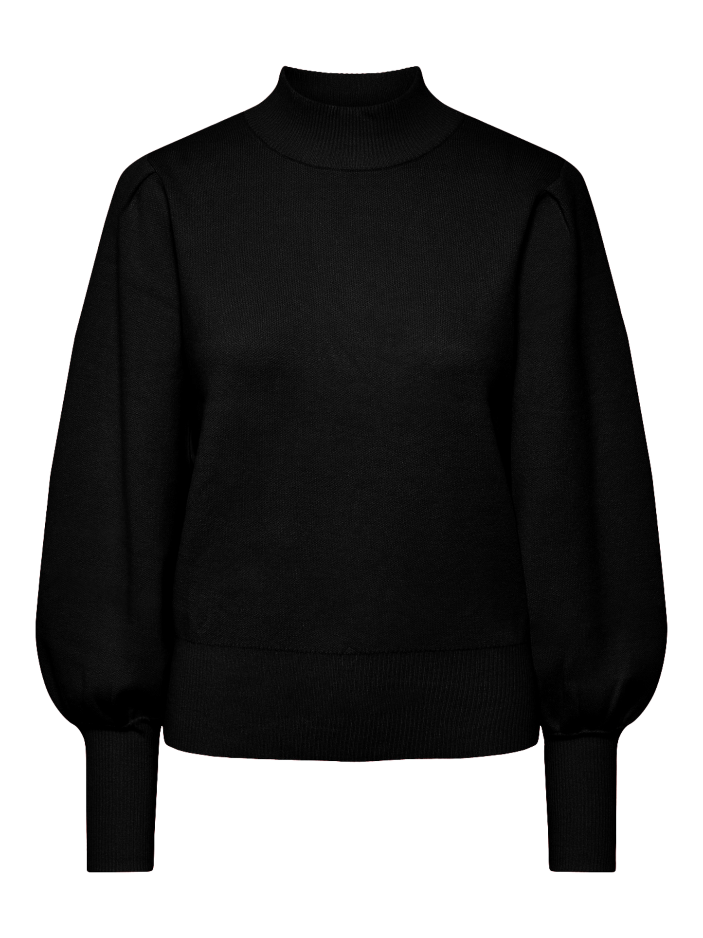 YASFONNY LS KNIT PULLOVER BLACK