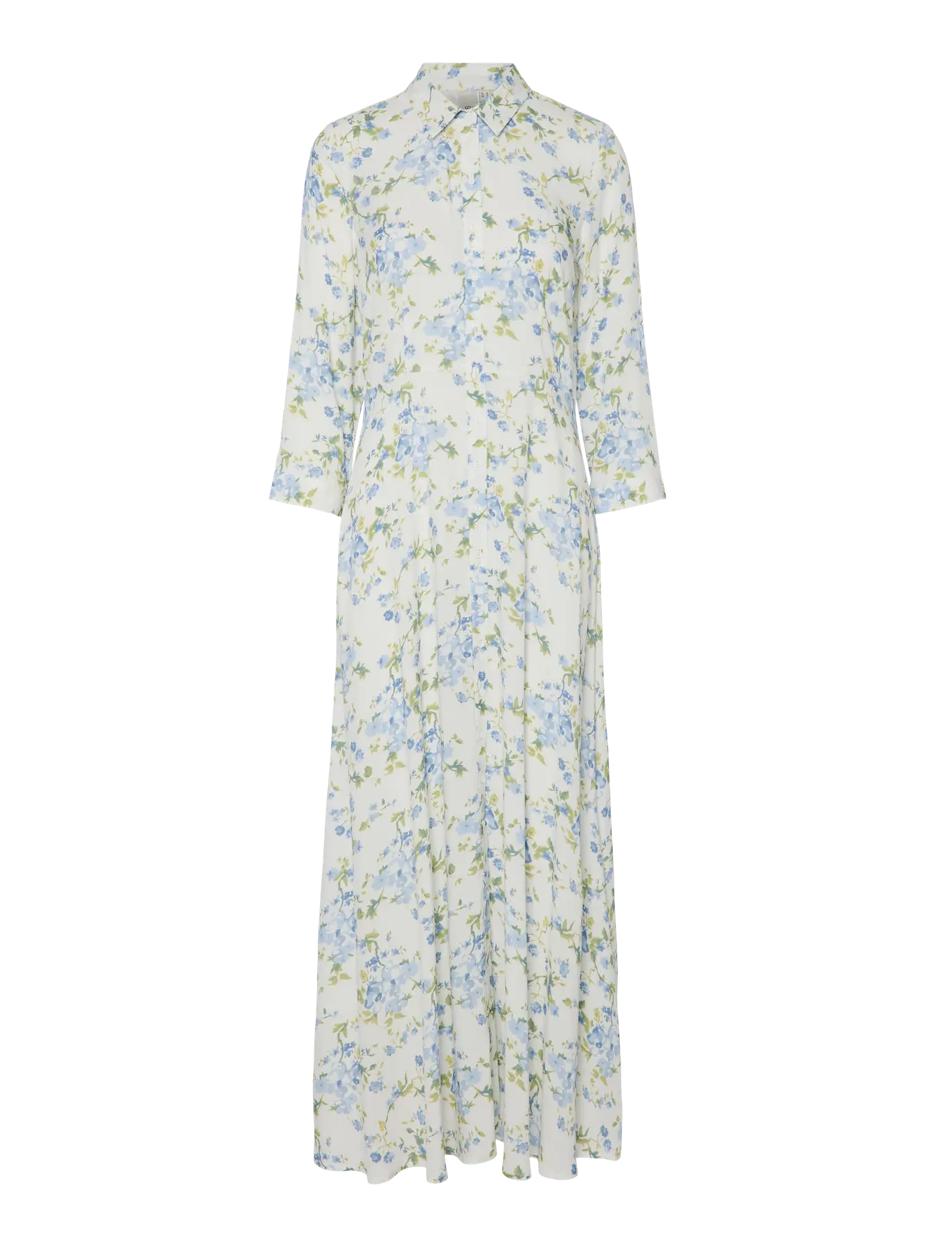 YASSAVANNA LONG SHIRT DRESS WHITE