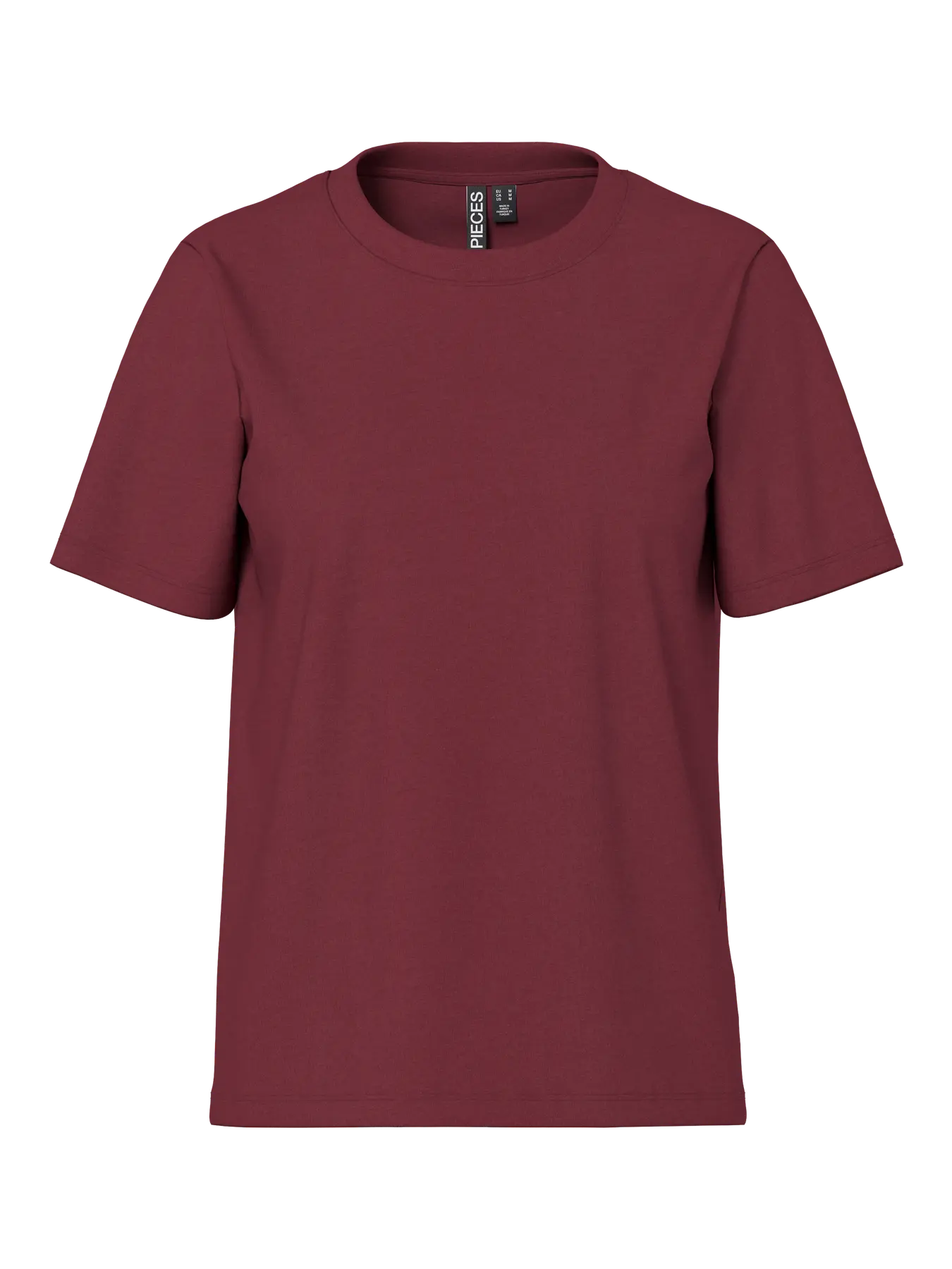 PCRIA SS SOLID TEE TAWNY PORT