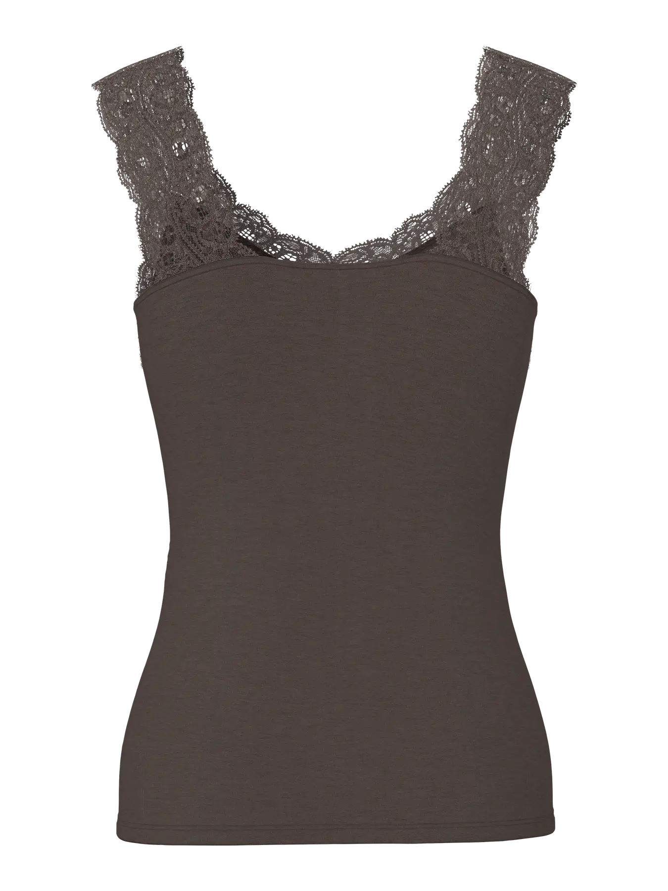 PCBARBERA LACE TOP HOT FUDGE