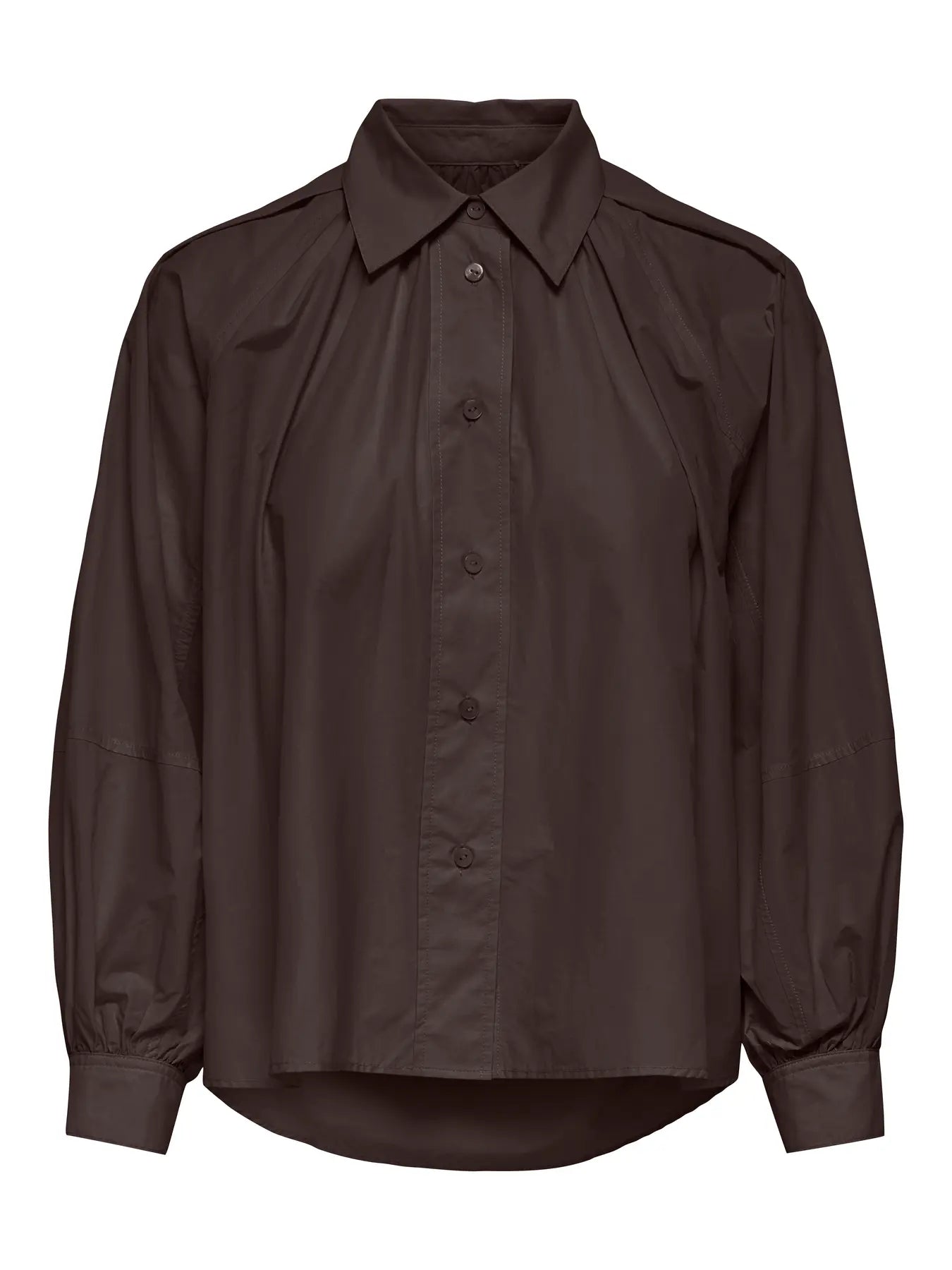 ONLRIVER LS SHIRT COFFEE BEAN