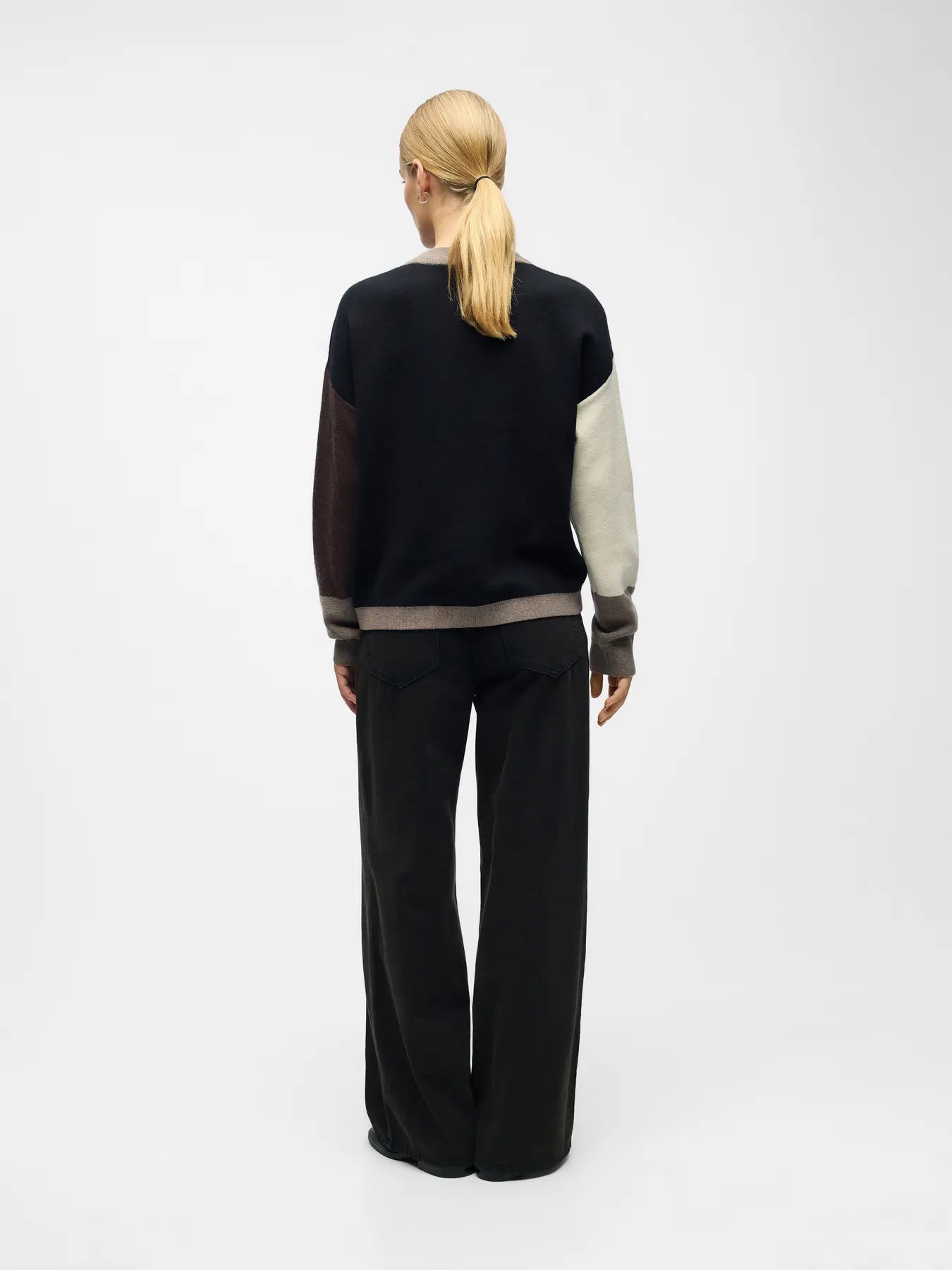 OBJRAY L/S KNIT PULLOVER