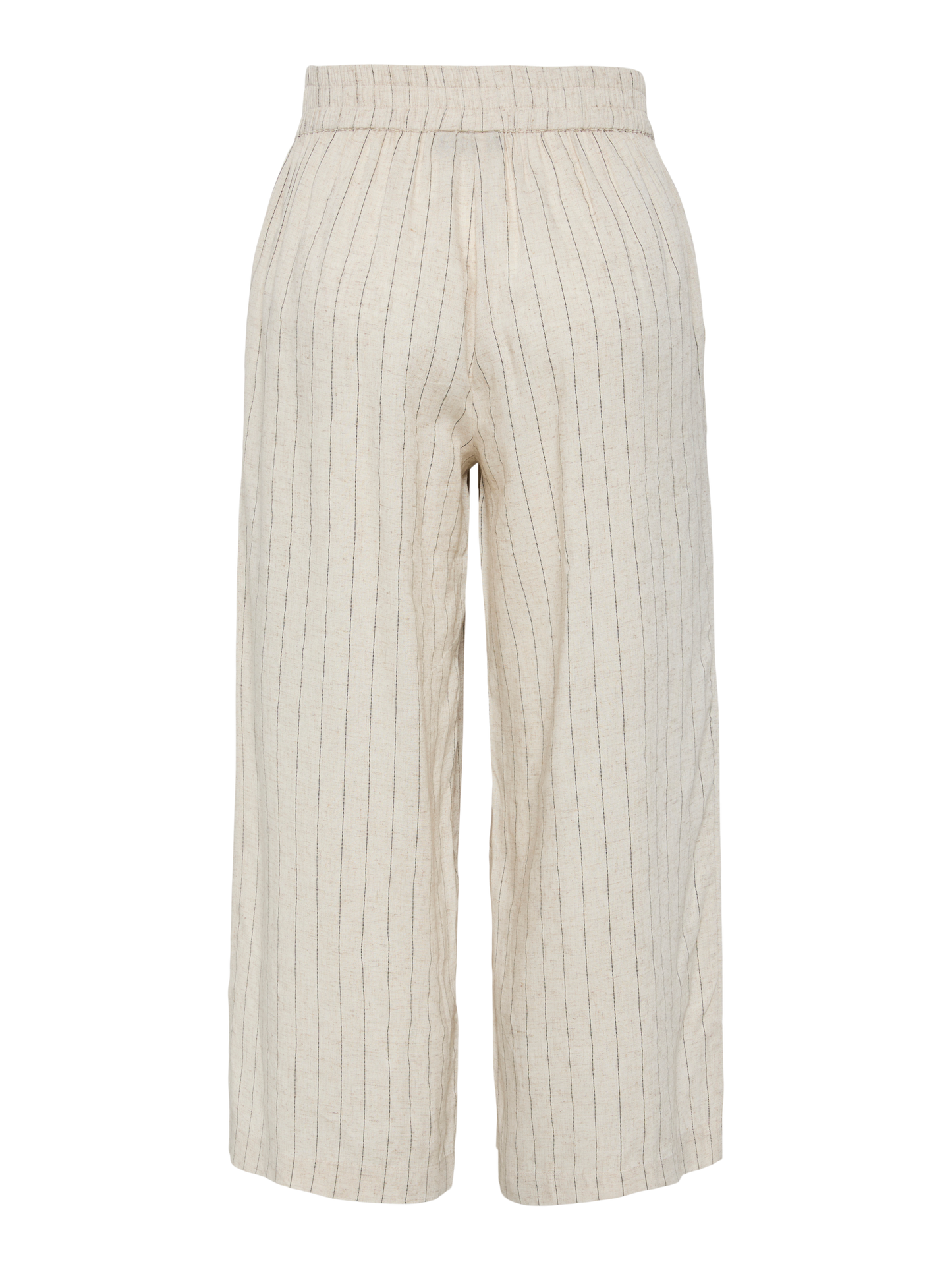 PCPIA HW WIDE CULOTTE BEIGE M. SVARTA RÄNDER