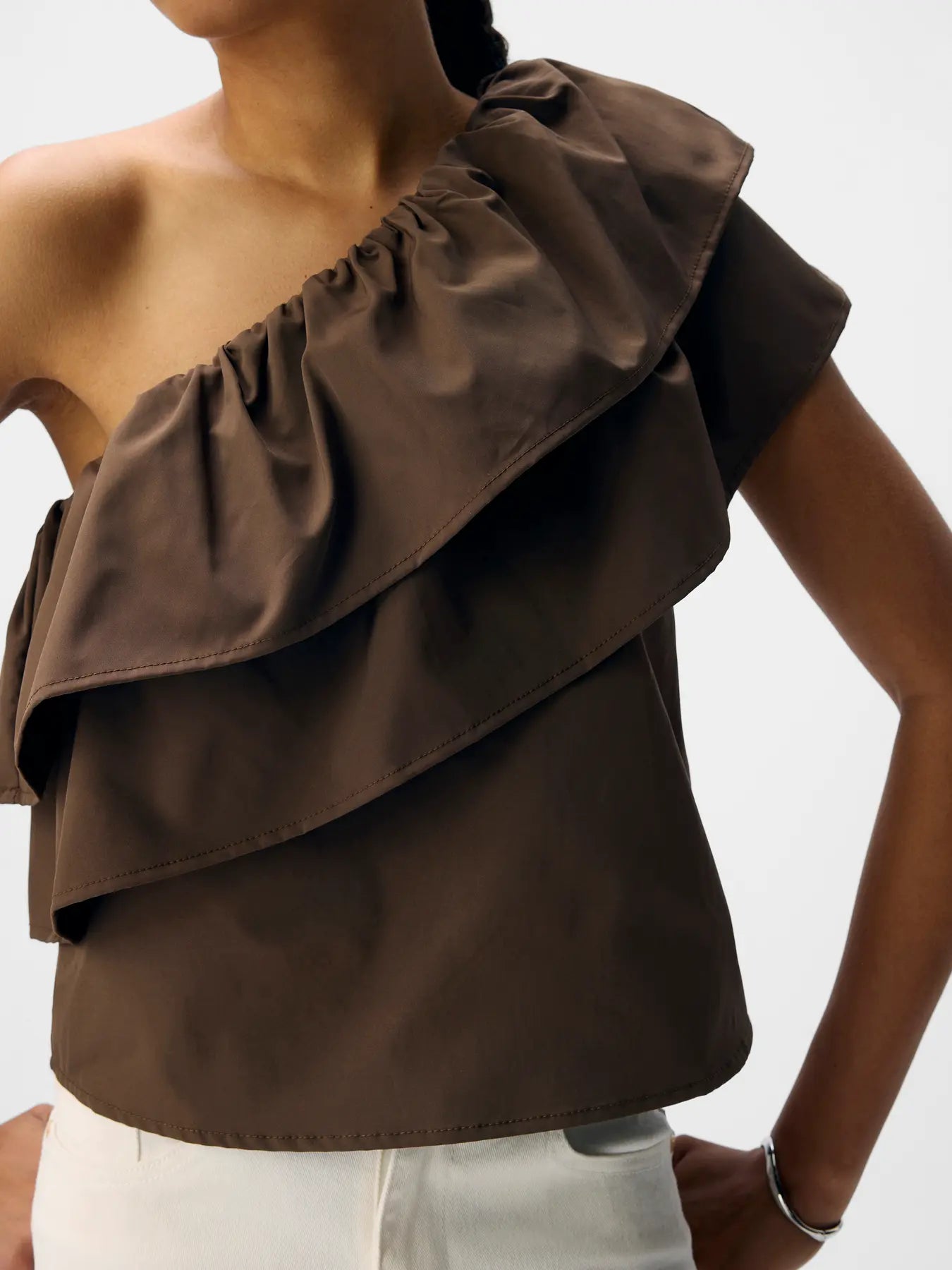 OBJMIRA ONESHOULDER TOP