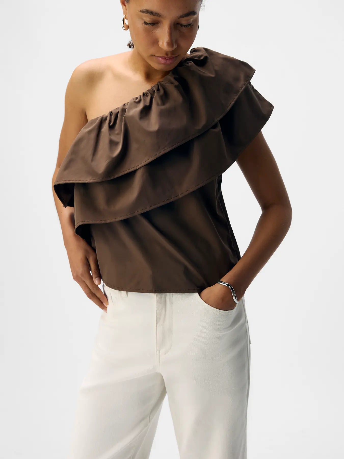 OBJMIRA ONESHOULDER TOP