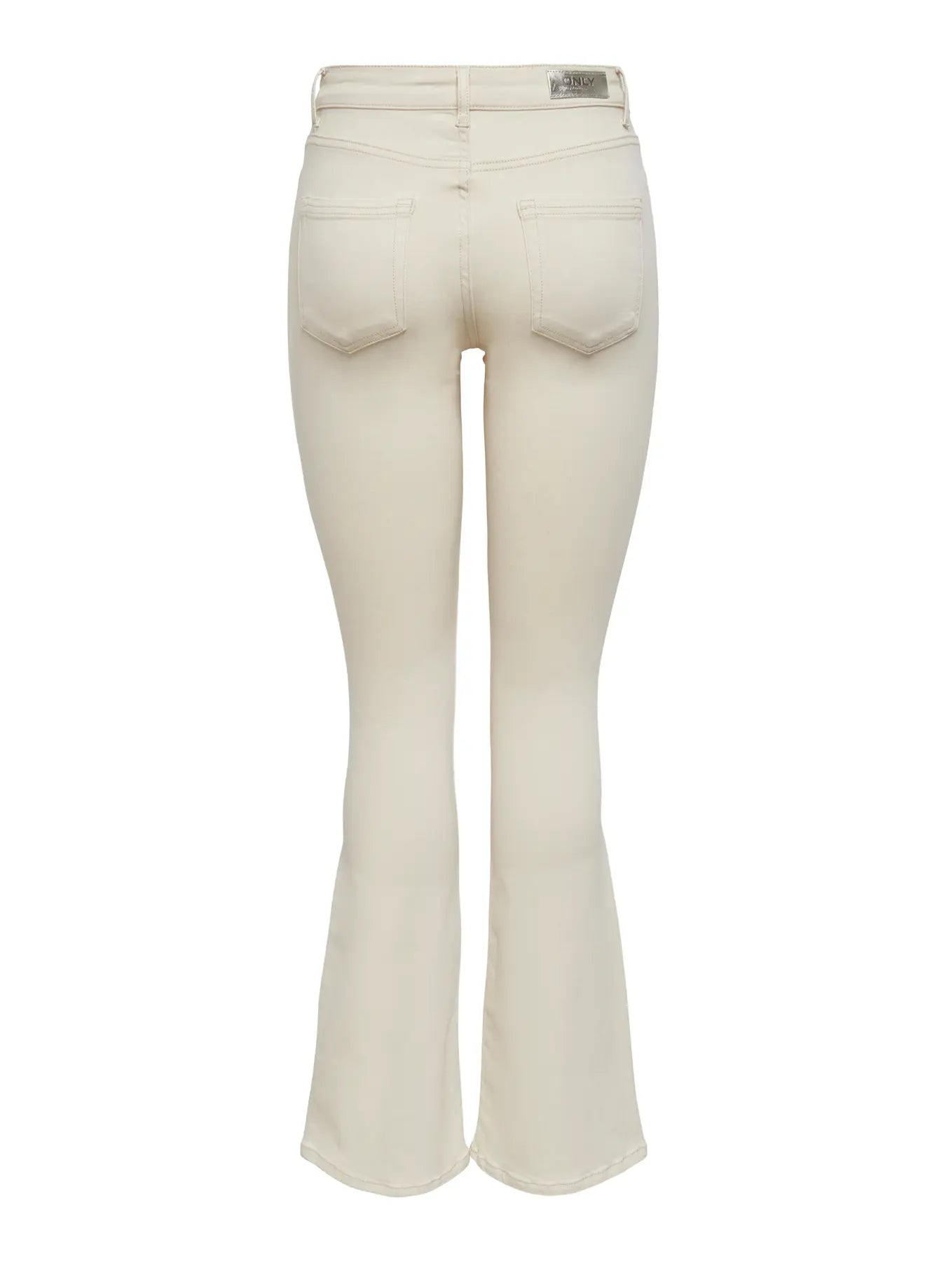 ONLBLUSH MID FLARED DOT019 ECRU