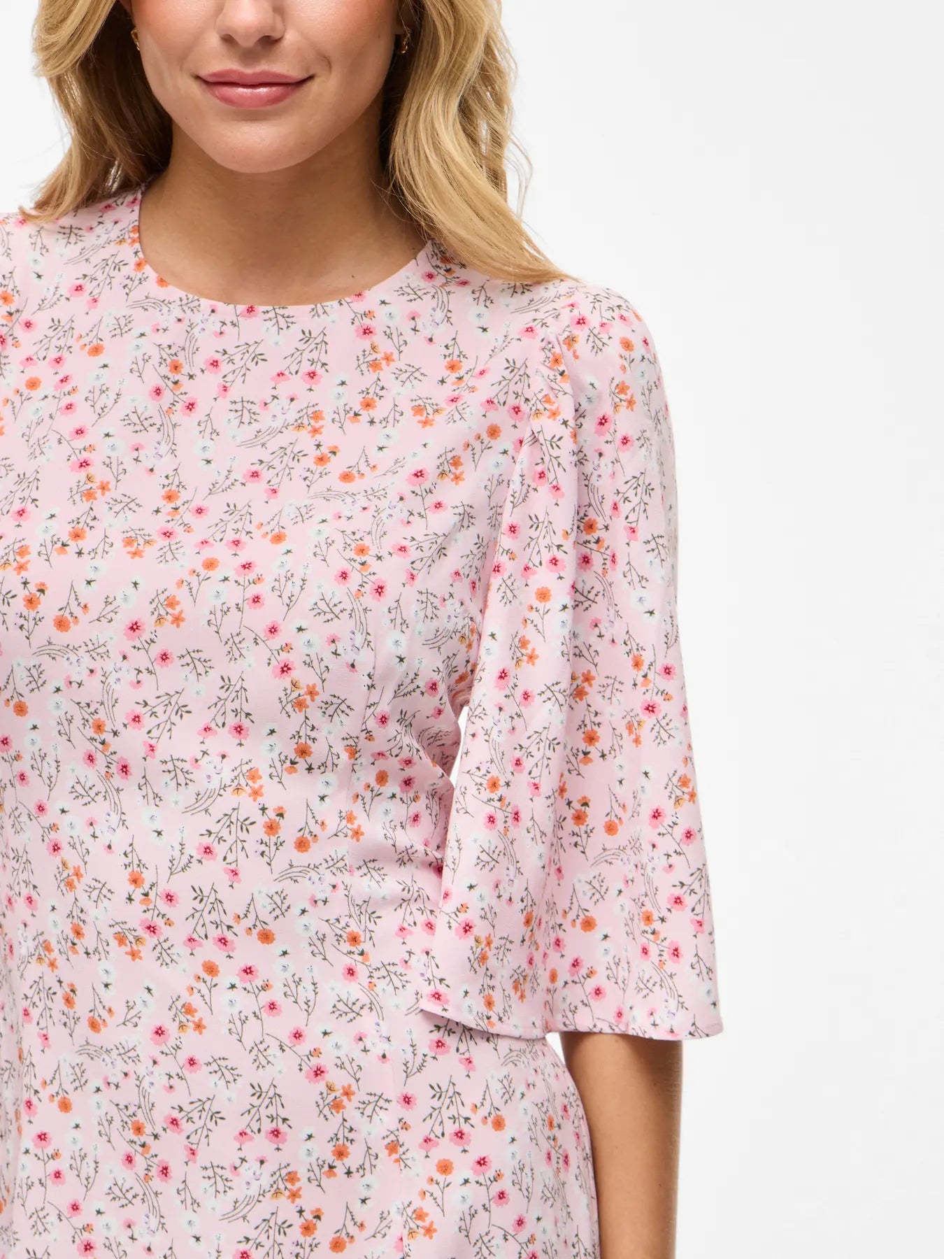 VILEILA 2/4 MIDI DRESS