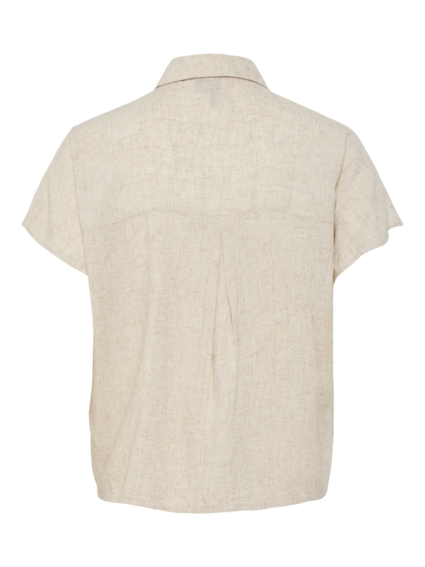 PCPIA SS TIE SHIRT BEIGE