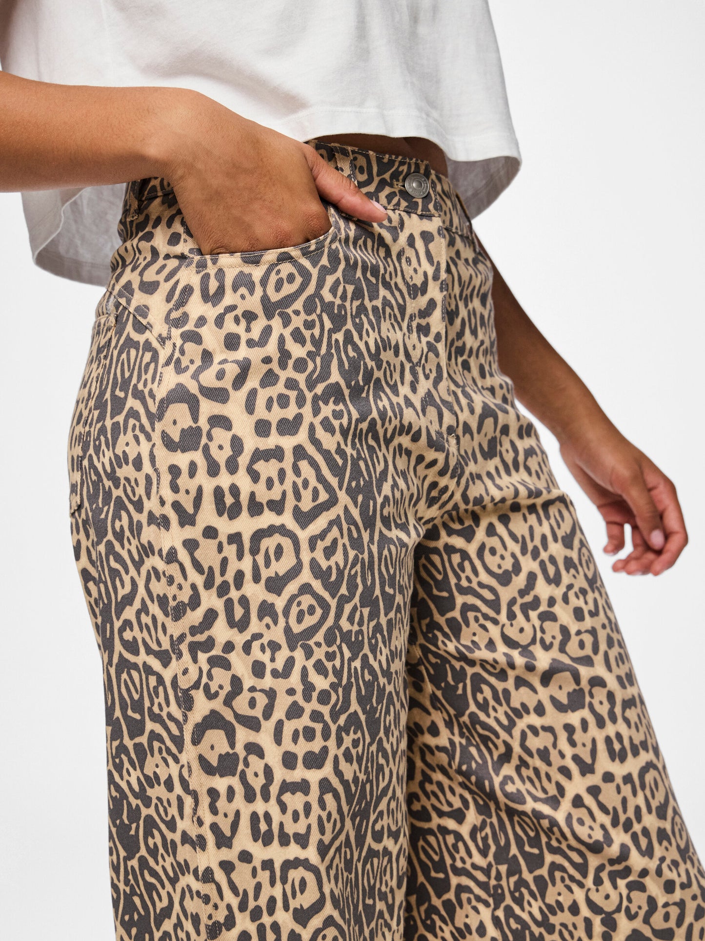PCFIA HW WIDE DENIM PANTS