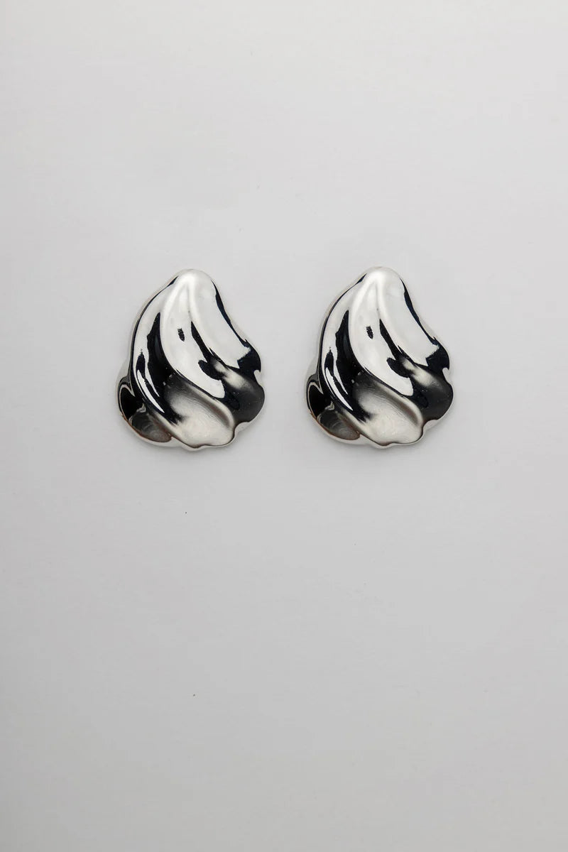 Swirl Earrings Silver