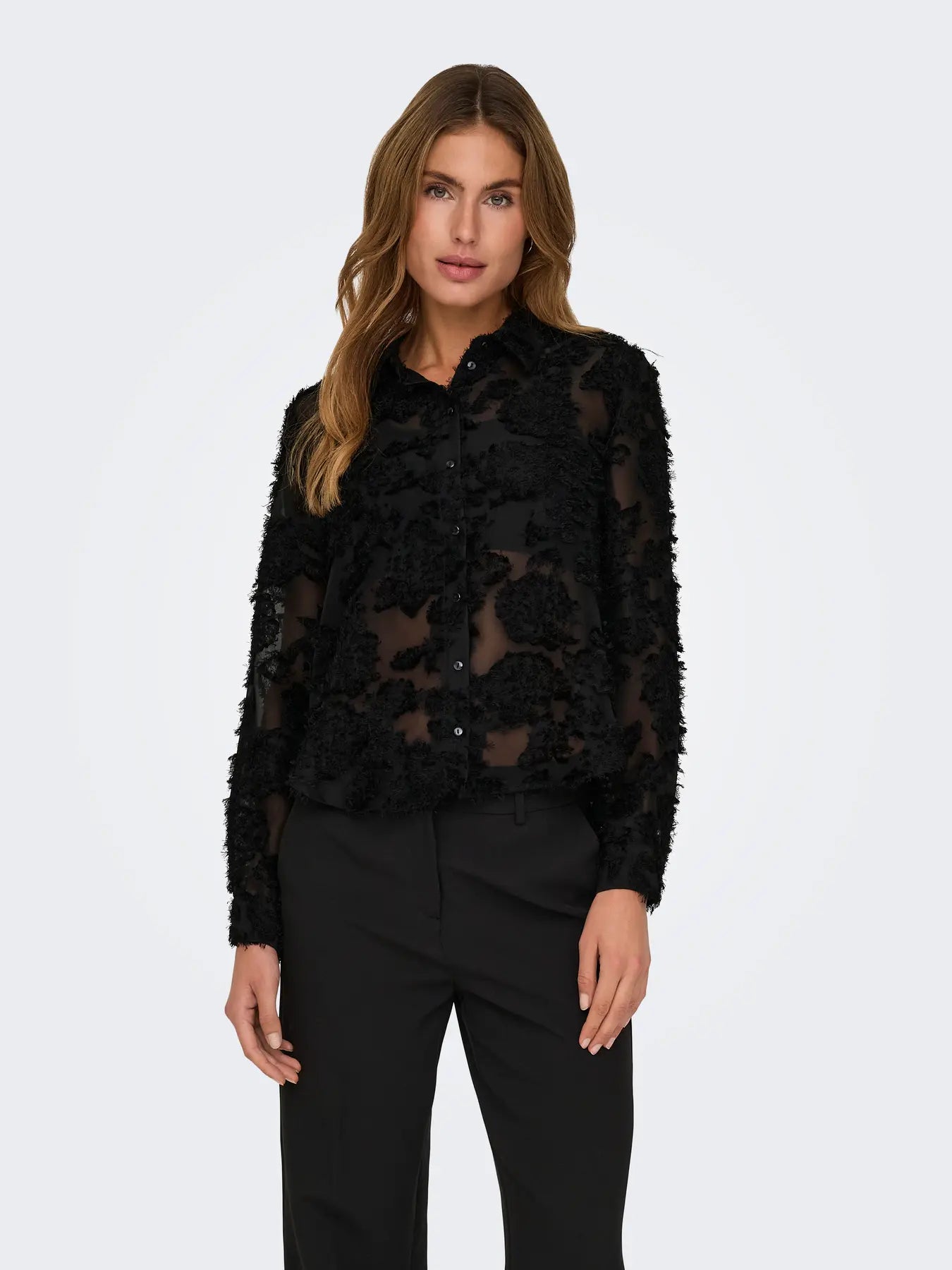 JDYMAIA L/S SHIRT BLACK