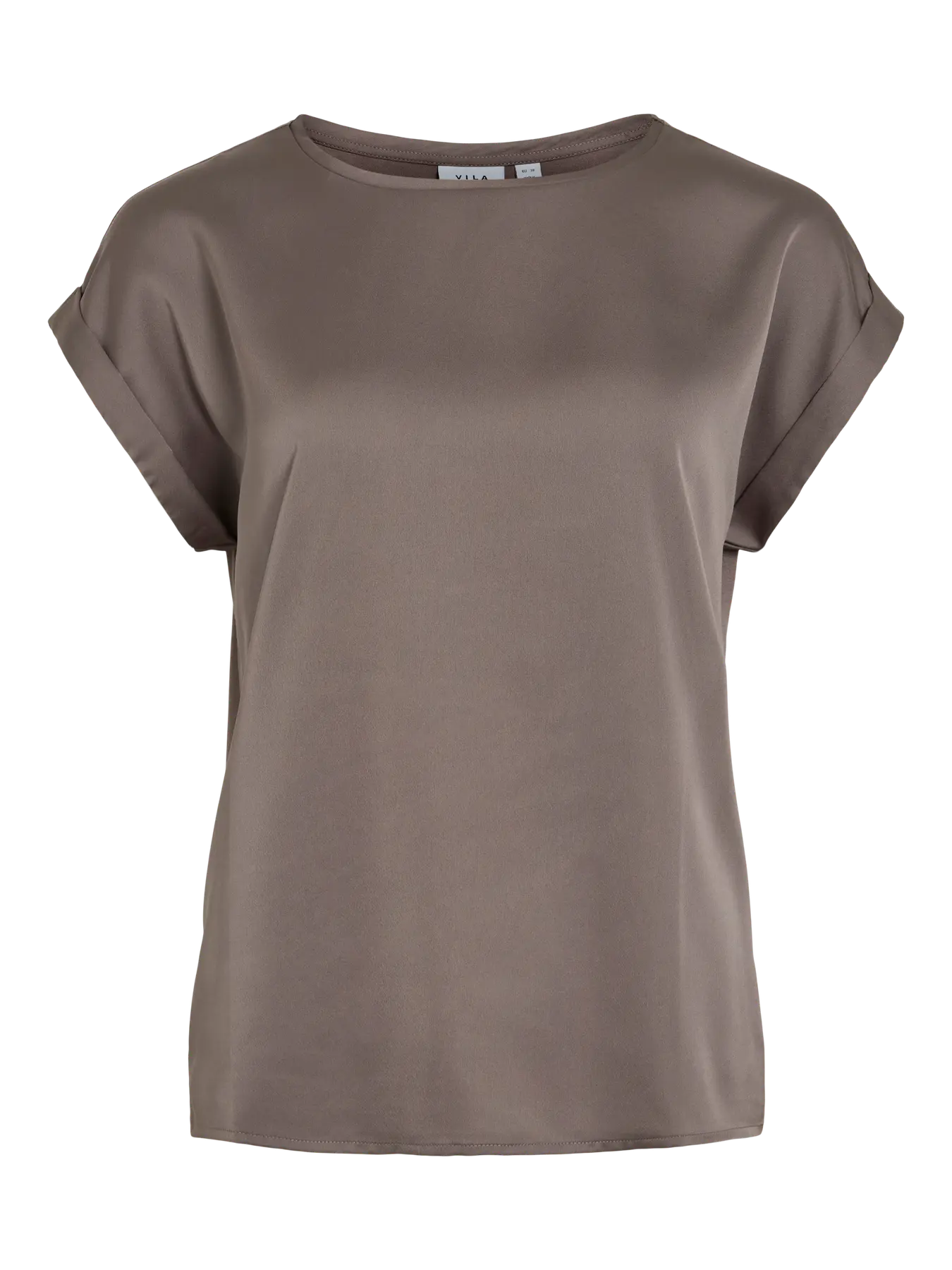 VIELLETTE S/S SATIN TOP FALCON