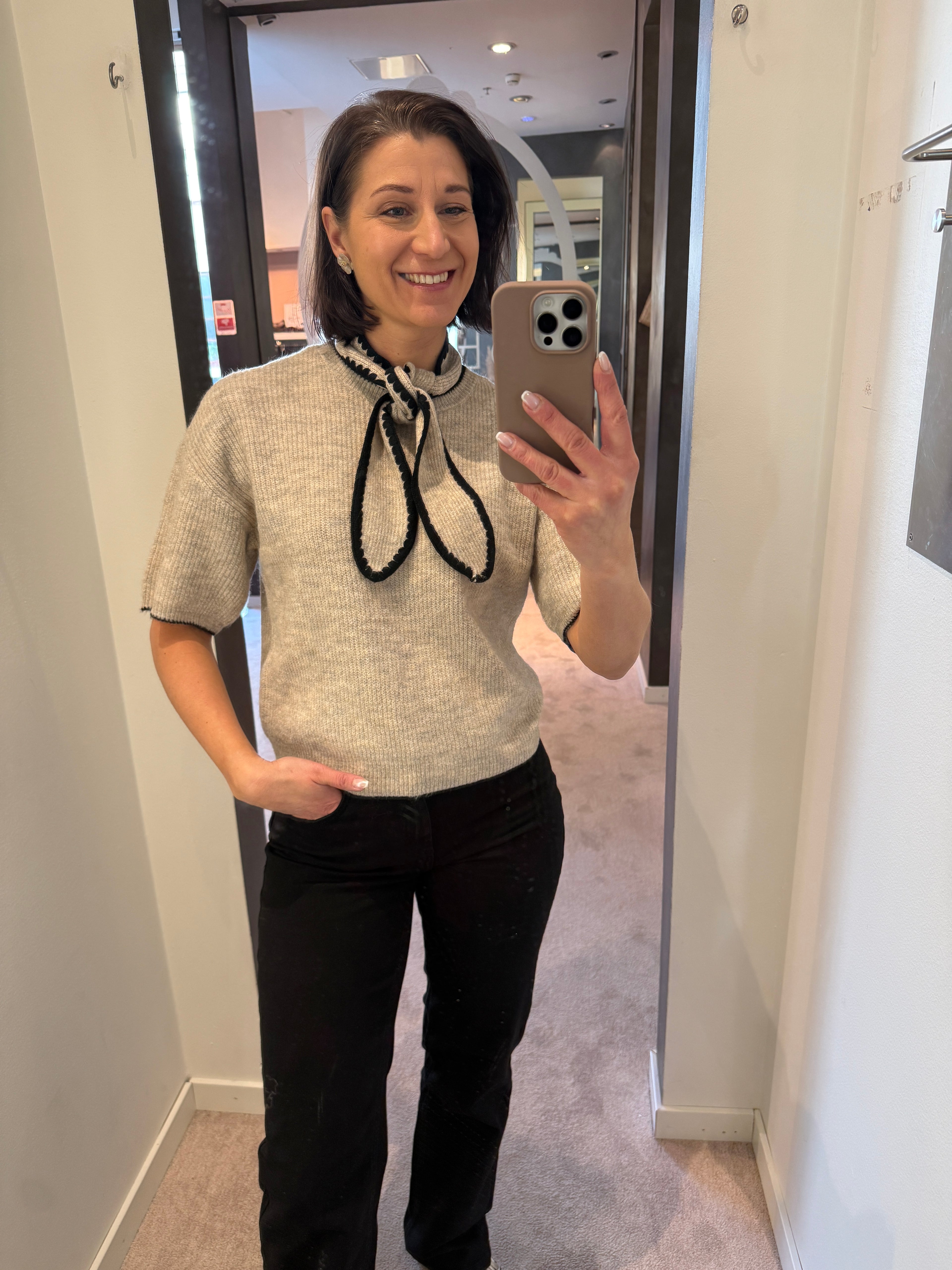 VMANNA SS SCARF PULLOVER