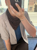 PCMANILLA TRIANGLE SCARF BROWN