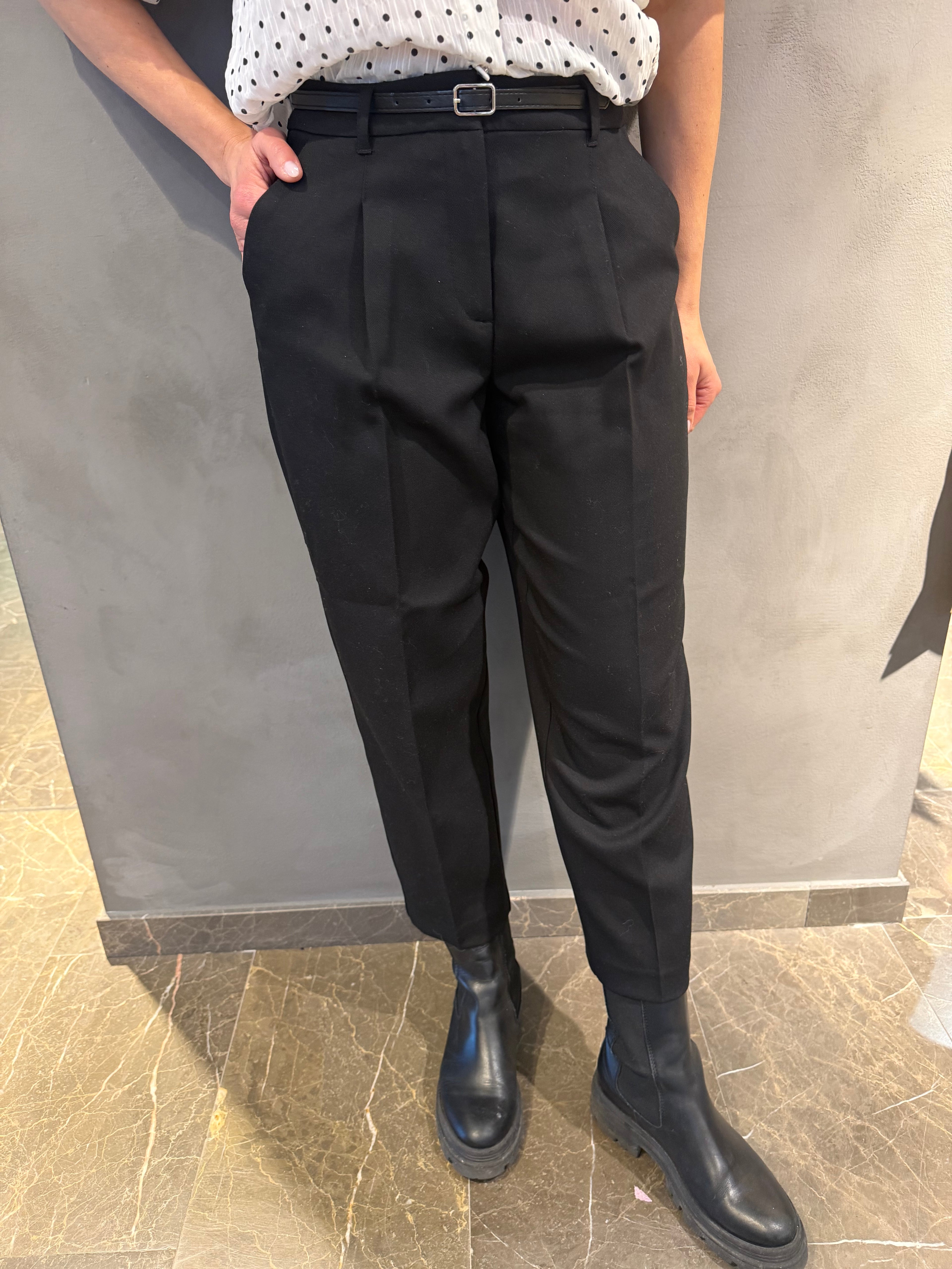 VMELMA MW BARREL BELT ANKLE PANT