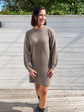 VINIKOLINA O-NECK L/S KNIT DRESS FALCON