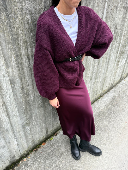 VMMAYBE LS OPEN CARDIGAN WINETASTING