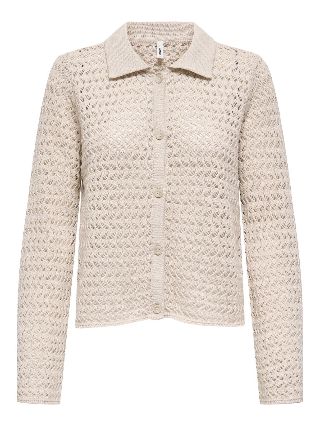 ONLLULI LS STRUCTURE BUTTON CARDIGAN