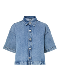 PCSKY SS A-SHAPE DENIM TOP MBD