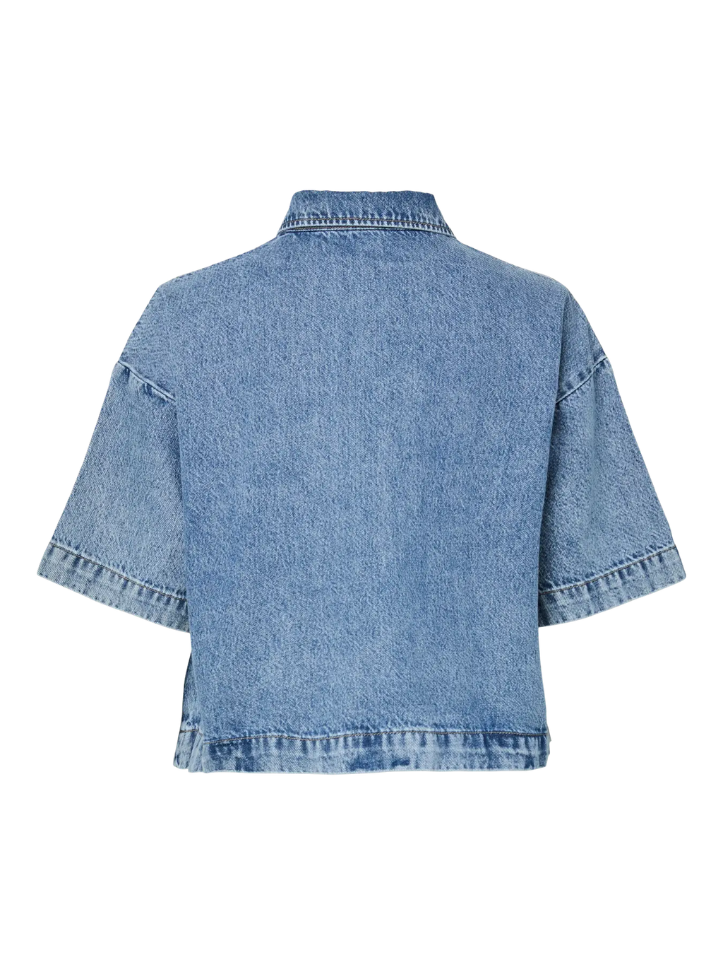 PCSKY SS A-SHAPE DENIM TOP MBD