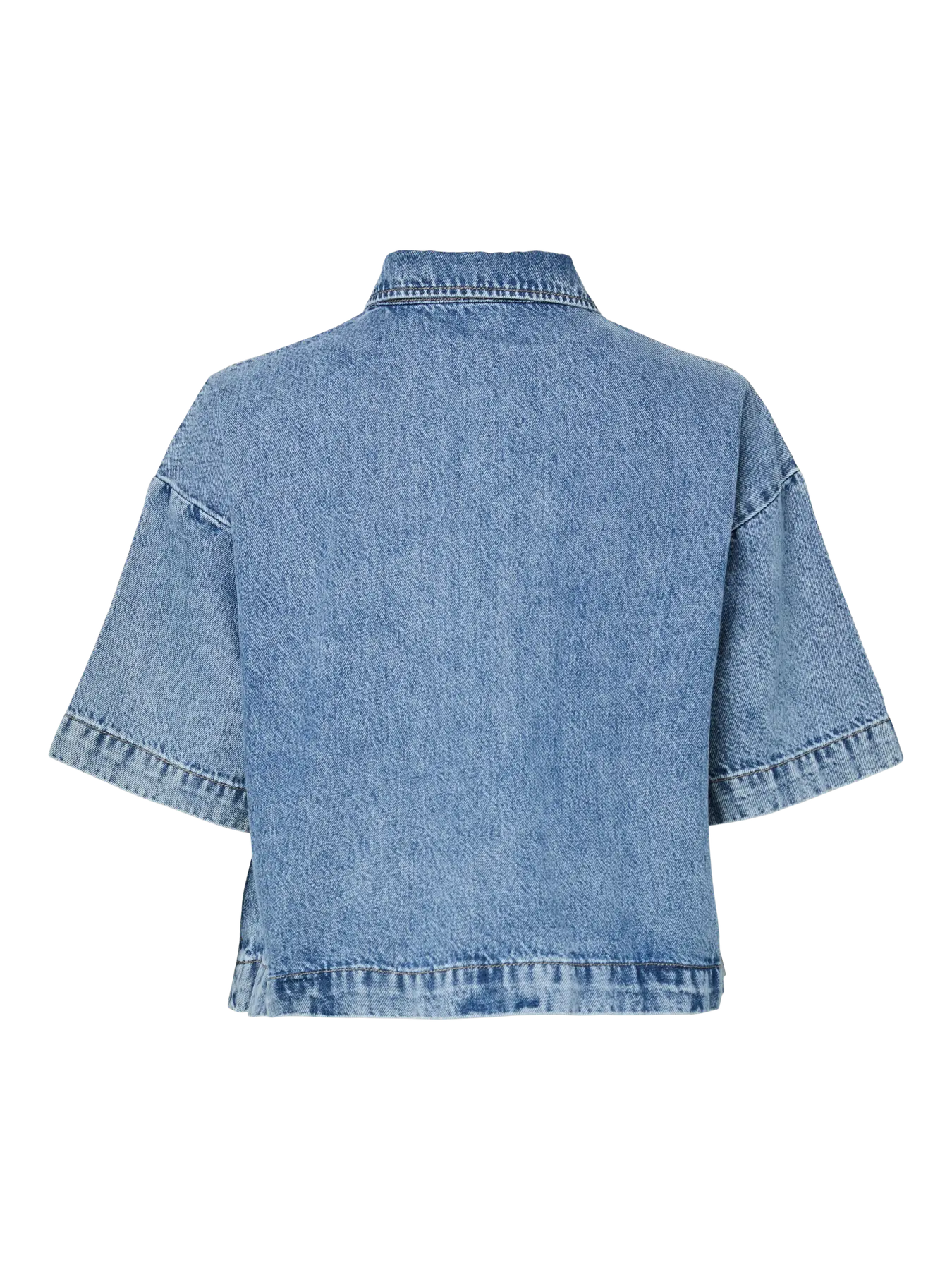 PCSKY SS A-SHAPE DENIM TOP MBD