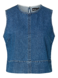 PCSILKE SL DENIM TOP