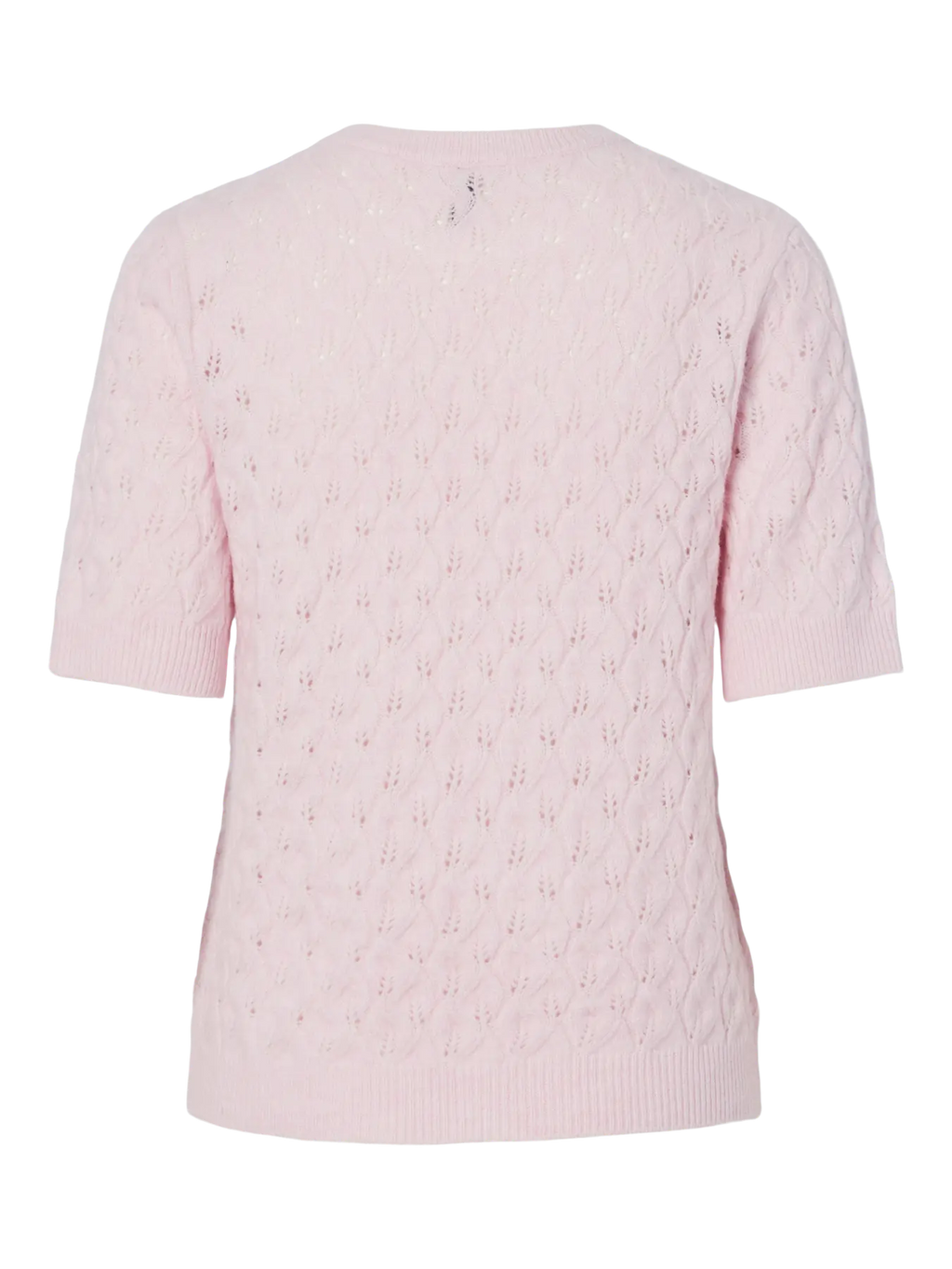PCLELOU SS O-NECK KNIT - ROSA
