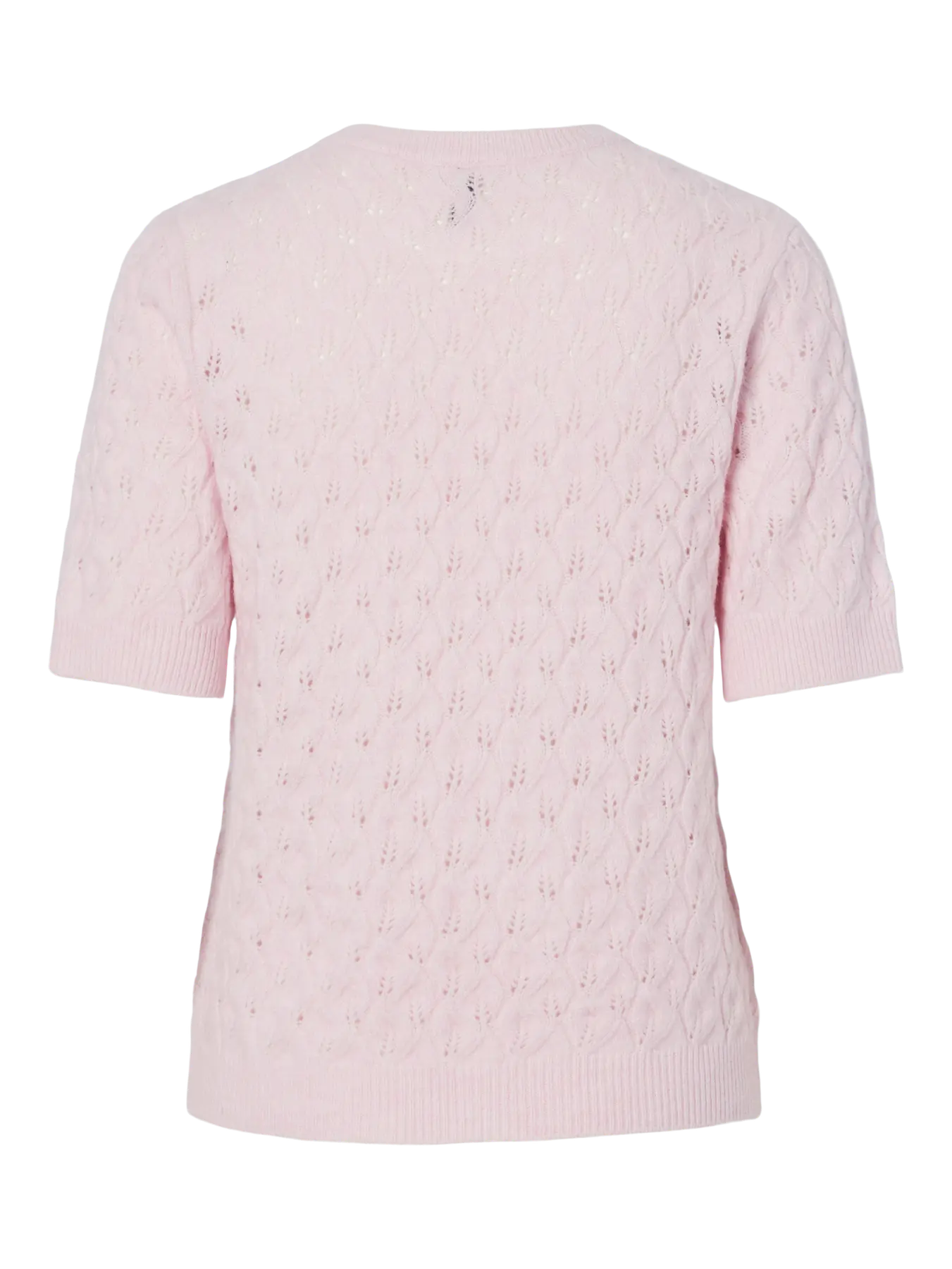 PCLELOU SS O-NECK KNIT - ROSA