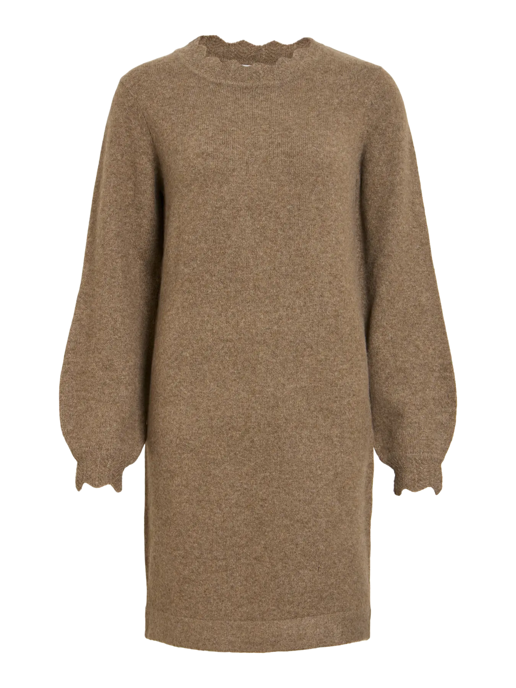 VINIKOLINA O-NECK L/S KNIT DRESS FALCON
