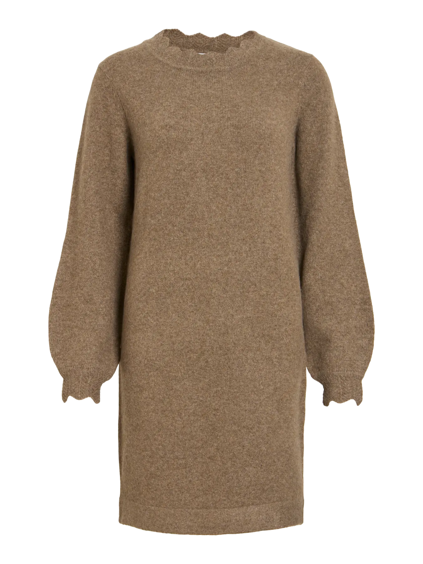 VINIKOLINA O-NECK L/S KNIT DRESS FALCON