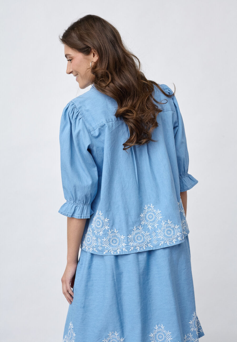 VENNY -SS3 DENIM TOPP
