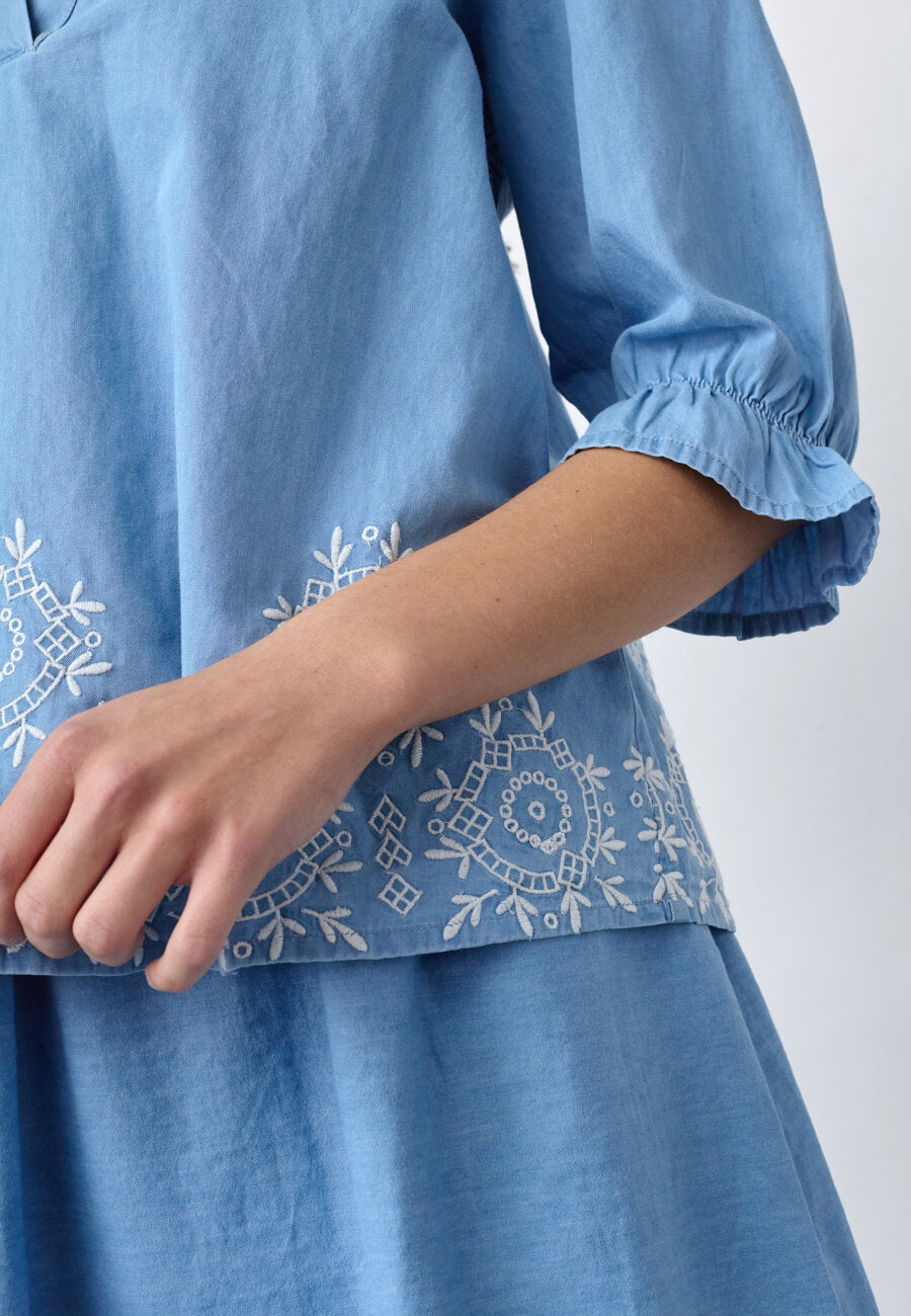 VENNY -SS3 DENIM TOPP