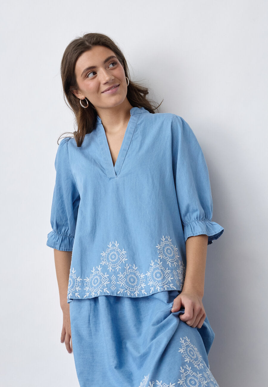 VENNY -SS3 DENIM TOPP