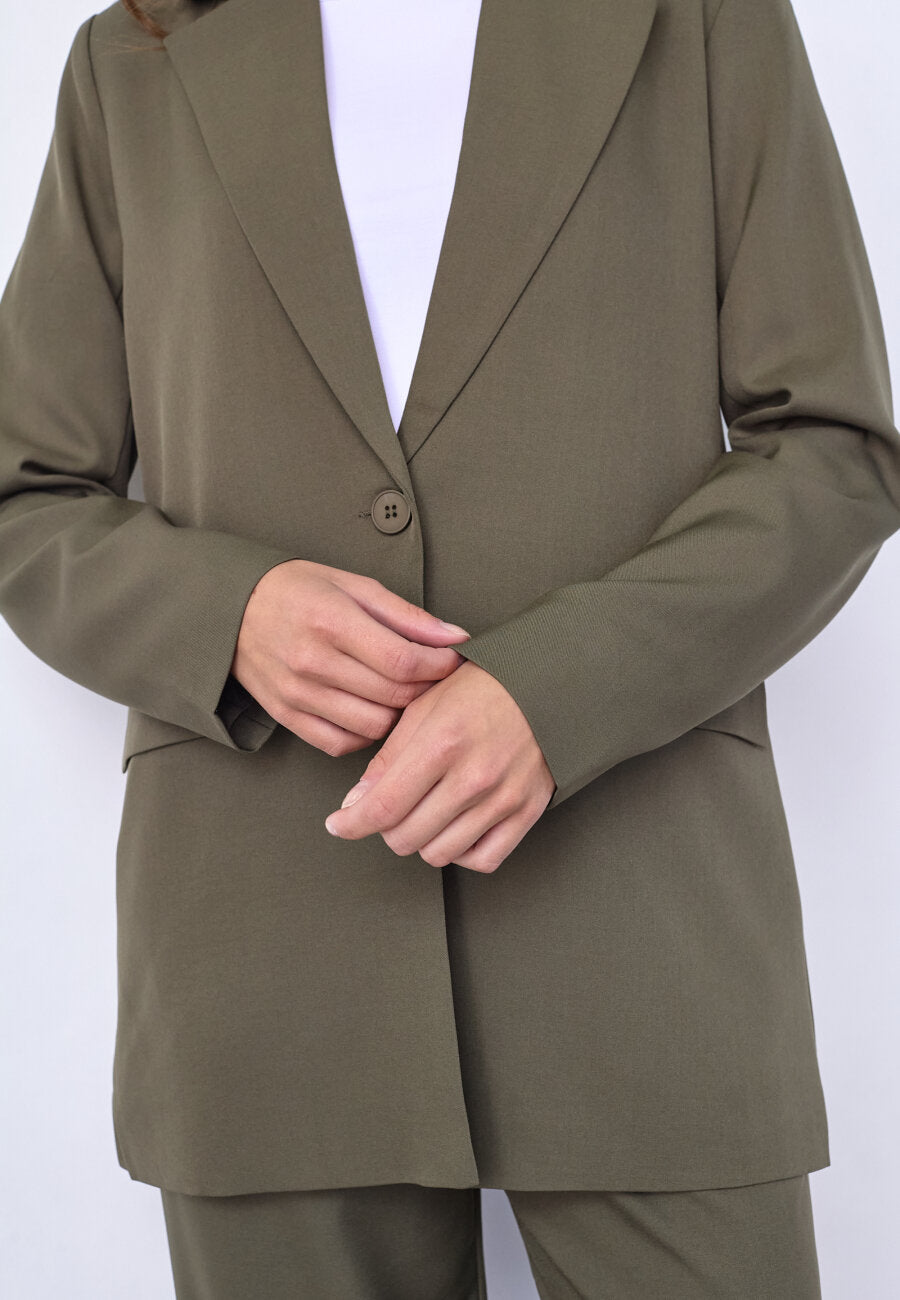 VIKSA-BL DARK OLIVE MELANGE