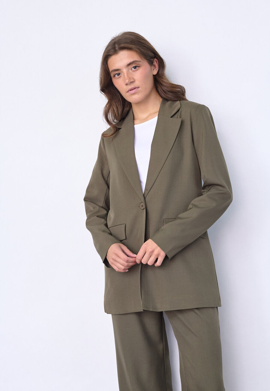 VIKSA-BL DARK OLIVE MELANGE