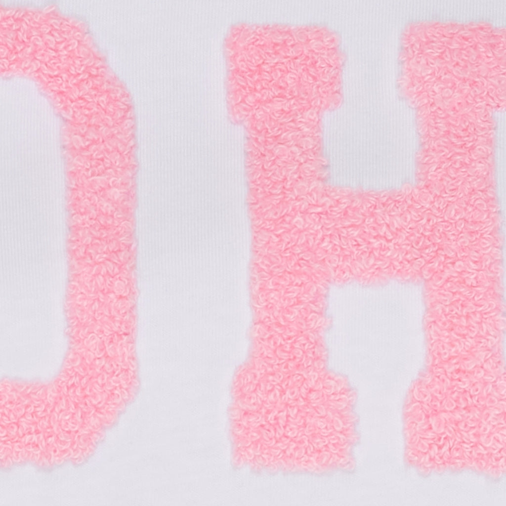 HERDIS TEE WHITE/BABY PINK