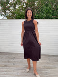 JDYDIEGO S/L SMOCK MIDI DRESS CHOCOLATE TORTE