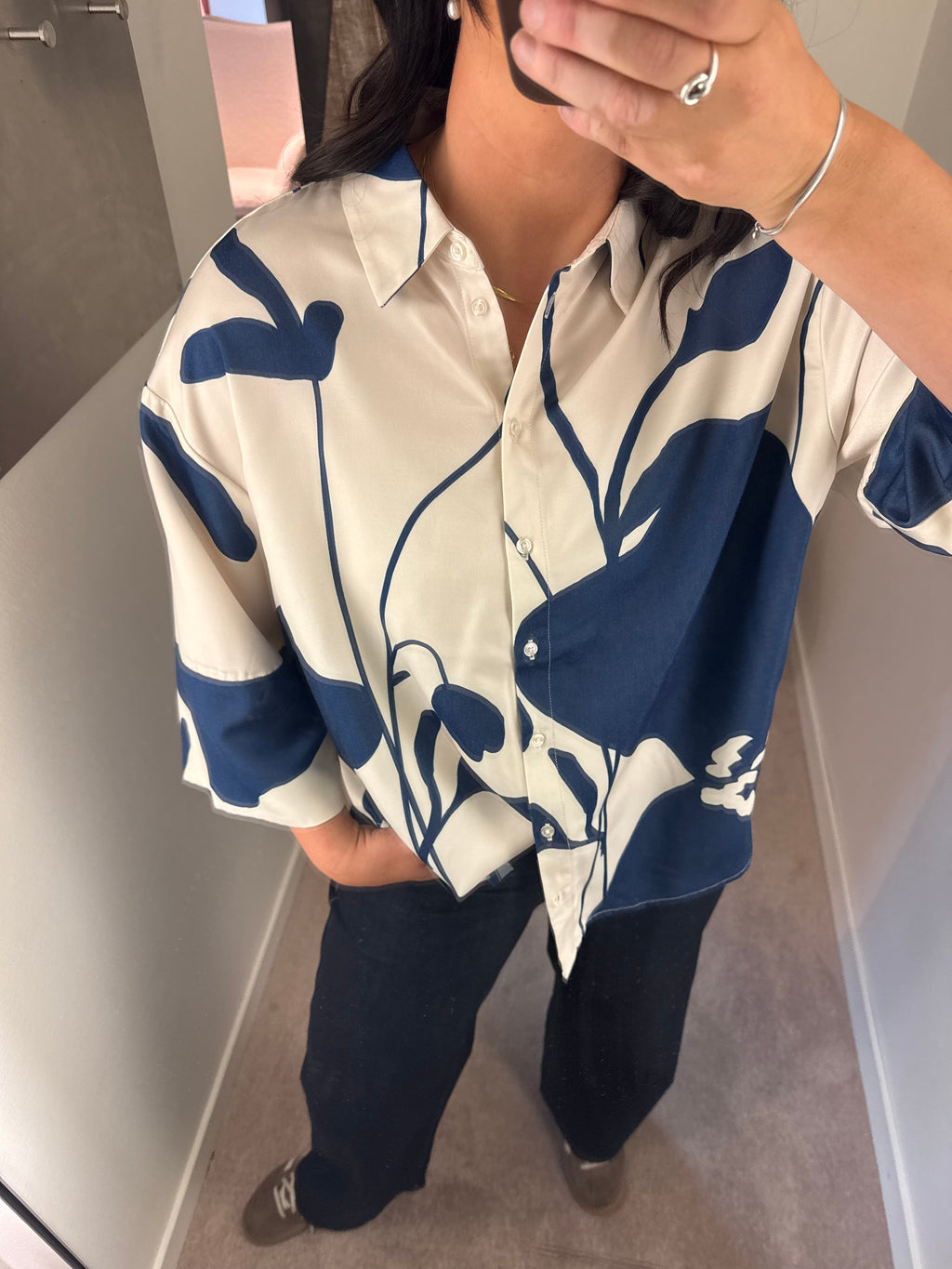 VIMURINA LOOSE 3/4 SHIRT