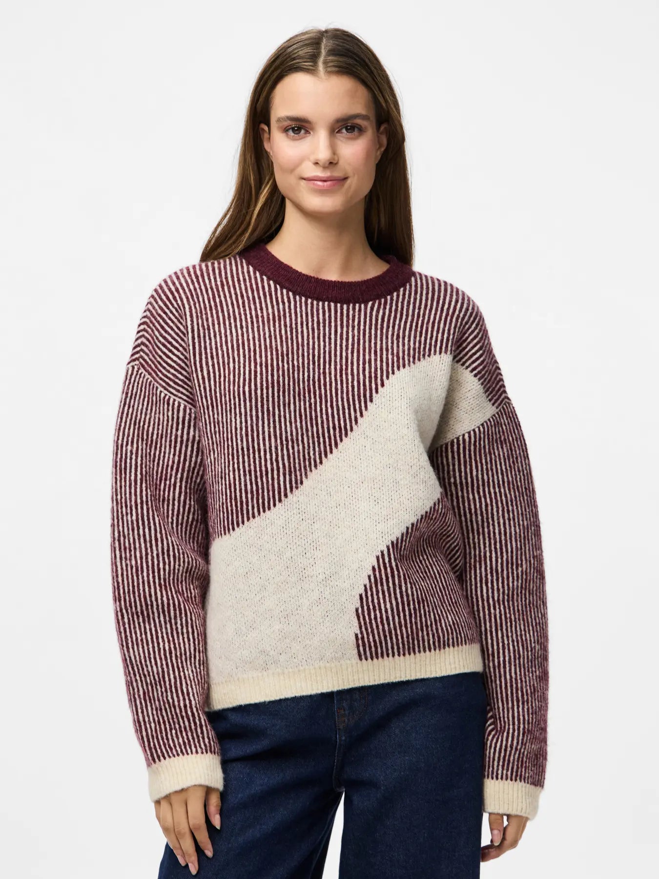 PCLINNA O-NECK LOOSE KNIT
