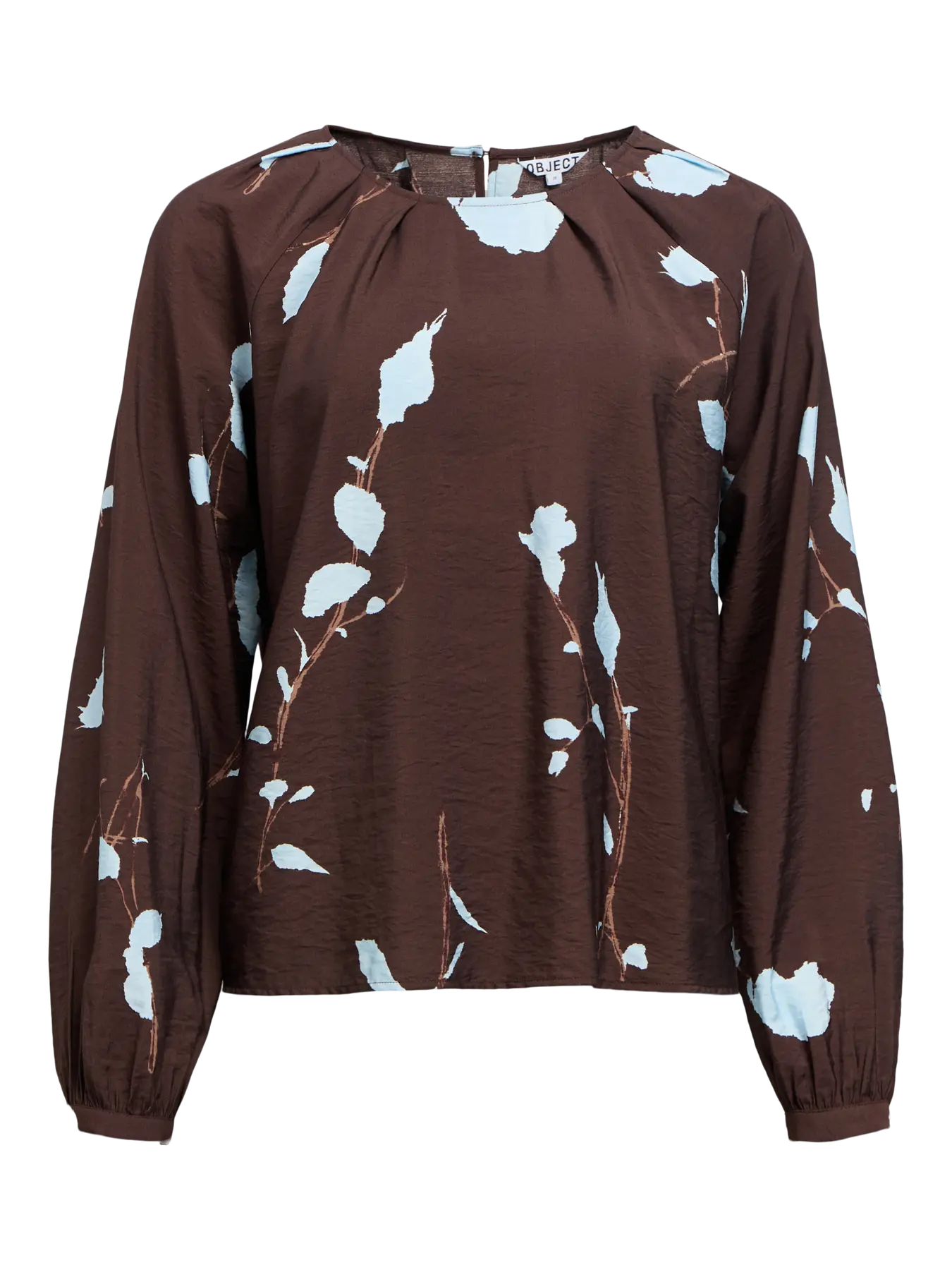 OBJBRIE L/S RE O-NECK TOP