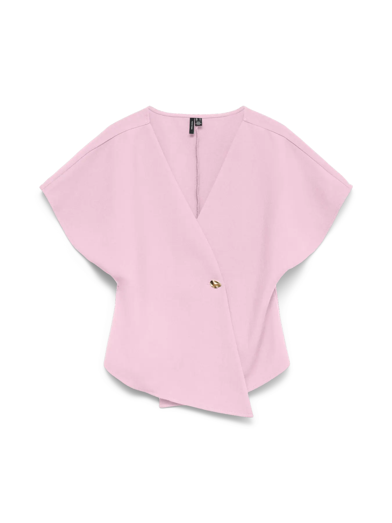 VMSMILLA SONJA SS V-NECK TOP PINK