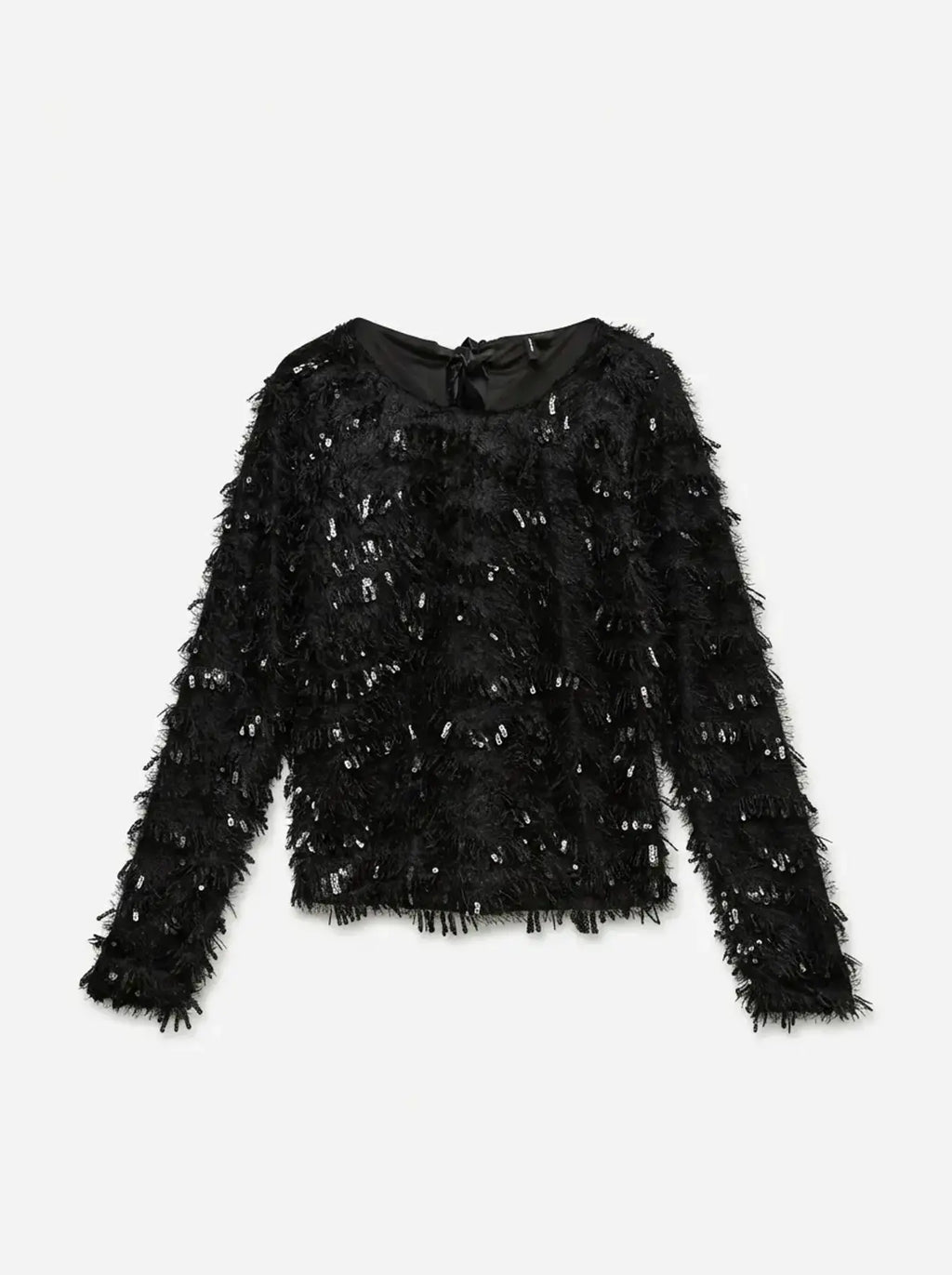VMCYLLE LS O-NECK BOW SQ TOP