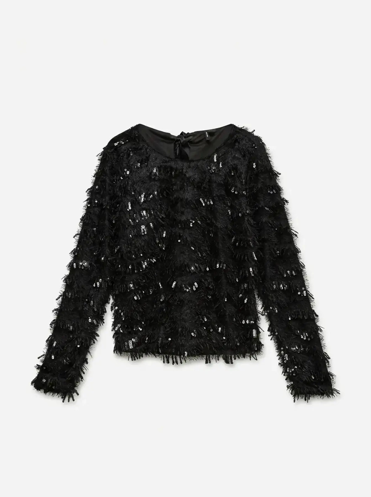 VMCYLLE LS O-NECK BOW SQ TOP